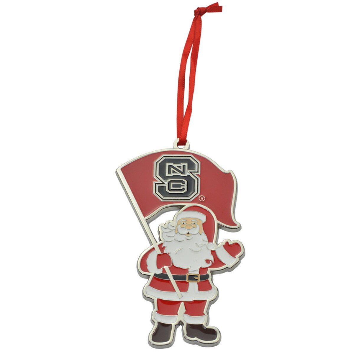 Metal Ornament Santa S Logo